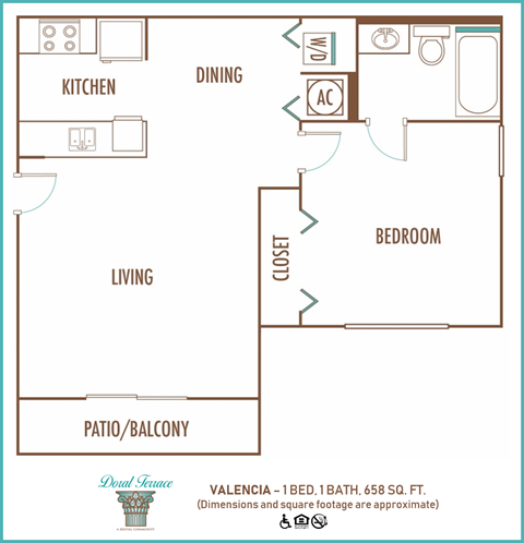 1 BED 1 BATH - VALENCIA - DORAL TERRACE